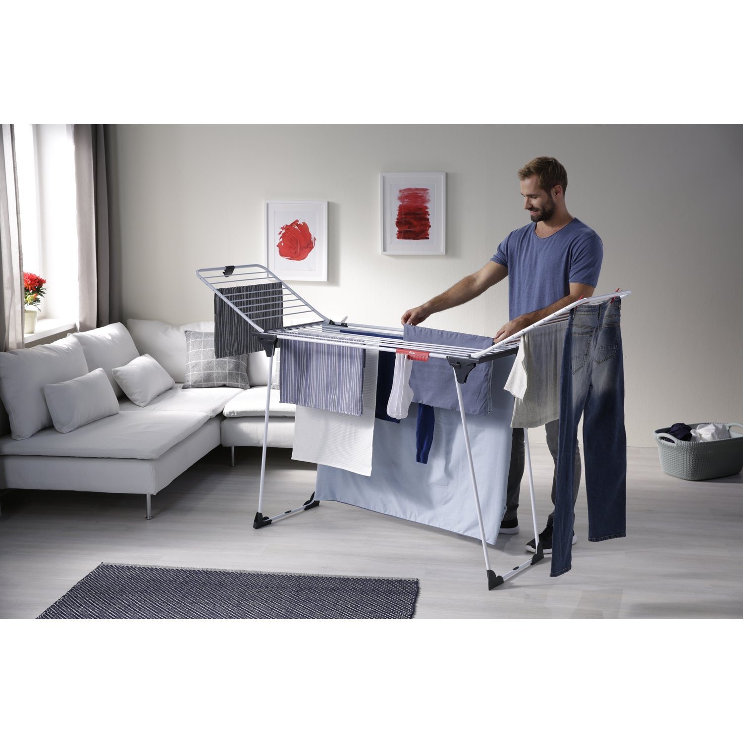 Vileda Wäscheständer 162648, VILEDA Magnum Standwäschetrockner 24m