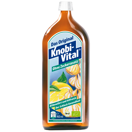 KNOBIVITAL ohne Zuckerzusatz Bio  960 ml  Flaschen