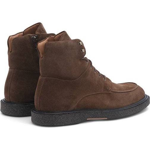 Lottusse Braune Kalb Wildlederstiefel