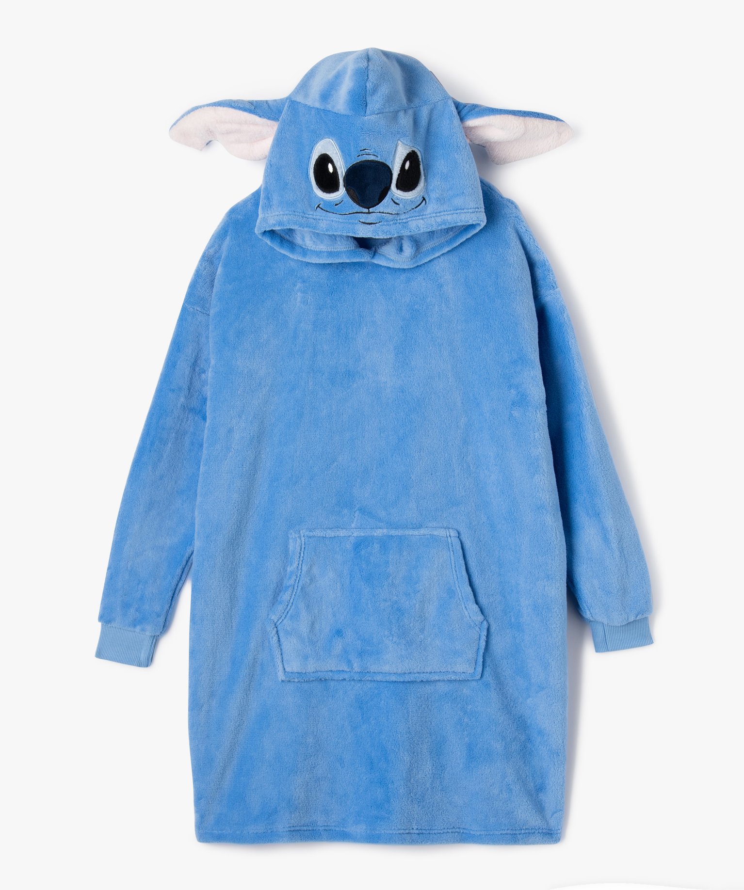 Chemise de nuit à capuche Stitch fille - DS bleu | GEMO