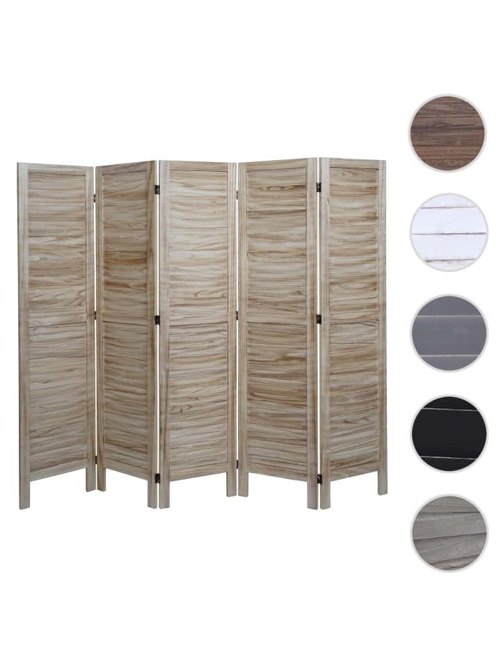 MCW Paravent G30 im Shabby-Look, Hellbraun günstig kaufen onesize