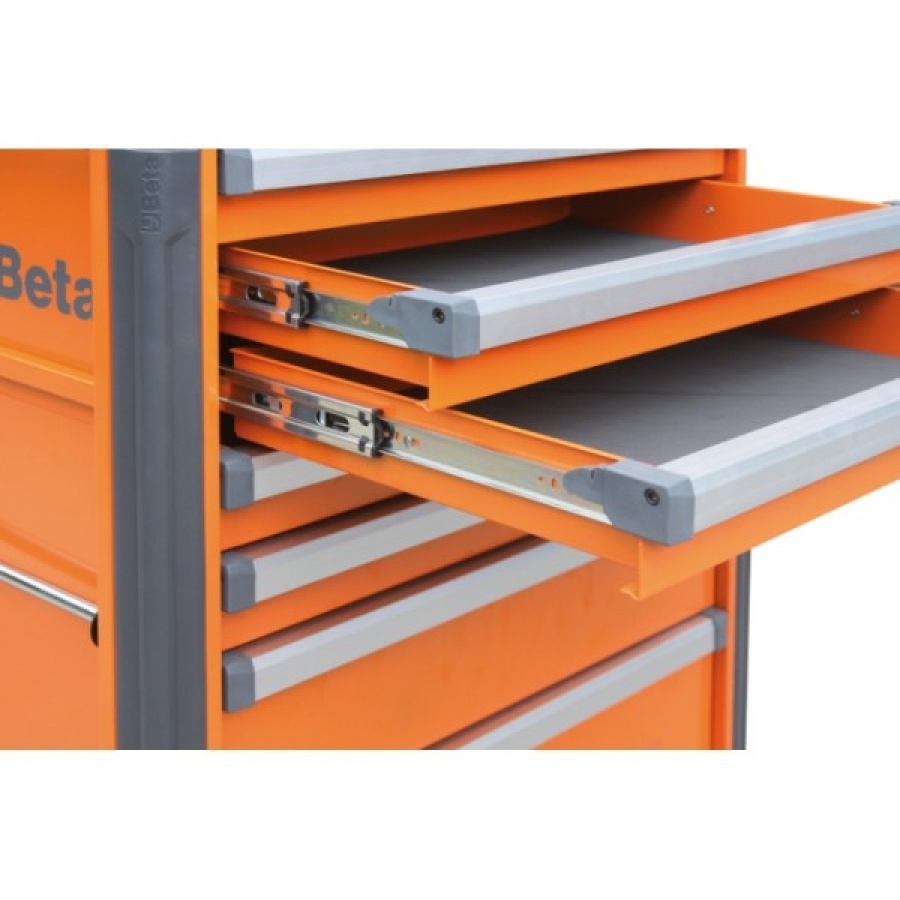 Beta 037000073 Szerszámoskocsi Piros 7 Fiókos - 803x1004x482 mm