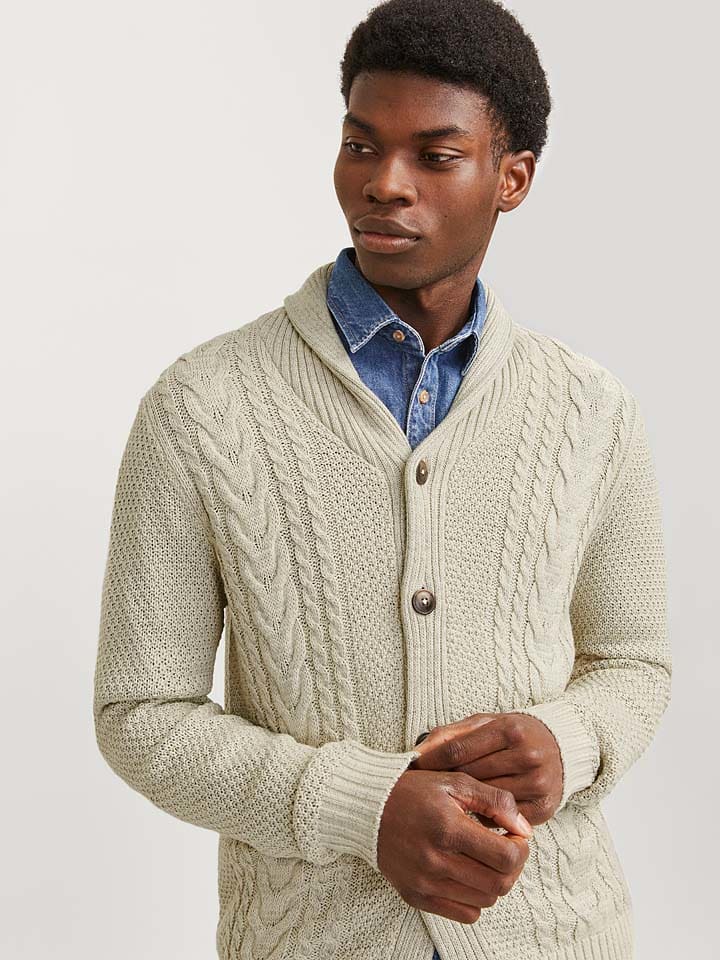 Jack & Jones Cardigan in Beige günstig kaufen