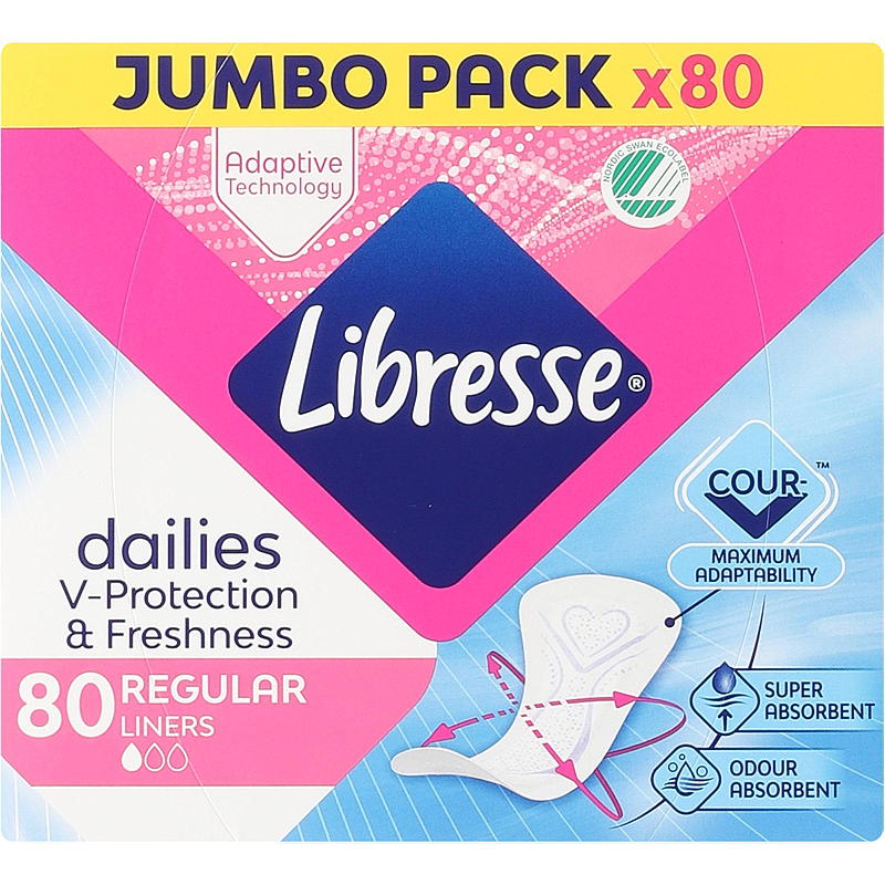 Libresse Libresse 80-pk truseinnlegg Normal