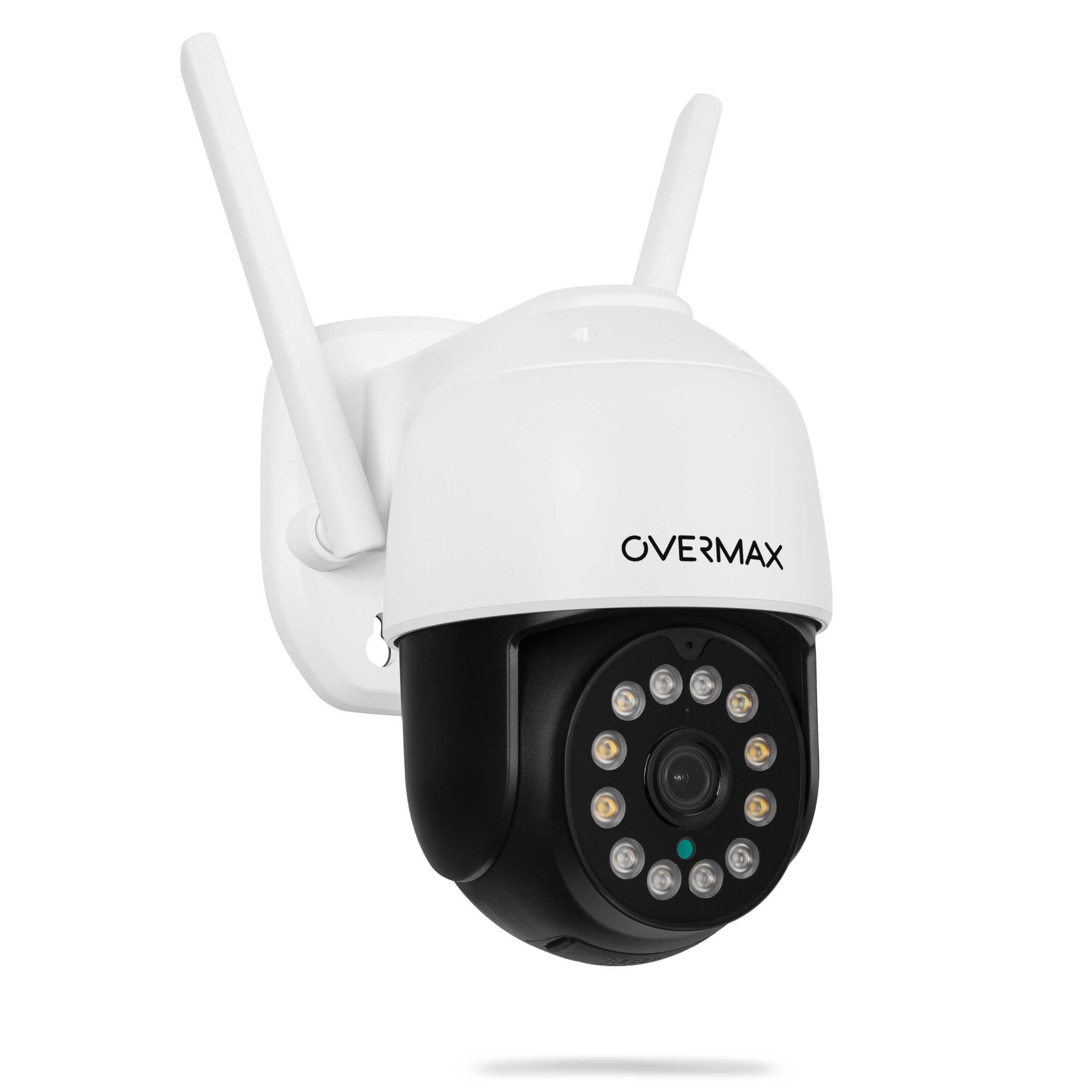 Overmax CAMSPOT 4.95 Überwachungskamera (Aussenbereich, Innenbereich, Set, Smart Wi-Fi PTZ-Kamera, Netzkabel mit Adapter, Montagesatz, 2560 x 1440 QHD/2.5K Video, Beste Multifunktionskamera)