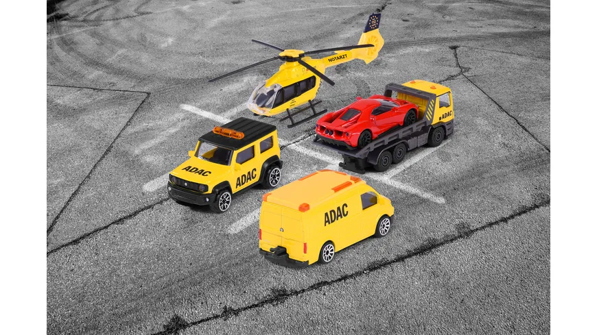 Majorette - Geschenkset ADAC Serviceflotte