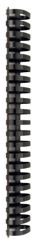 GBC Kunststoff Plastikbinderücken Schwarz 51.0 mm 450 Blatt DIN A4 50 Stück