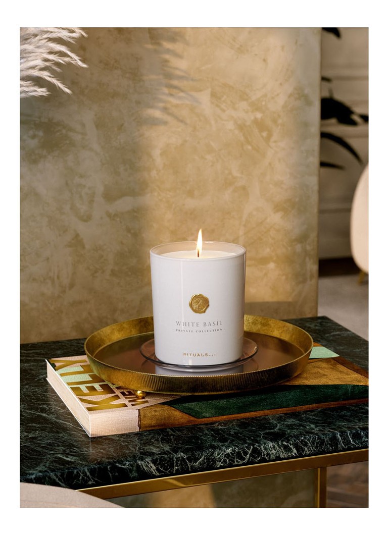 Candela profumata al basilico bianco Rituals - 360 g