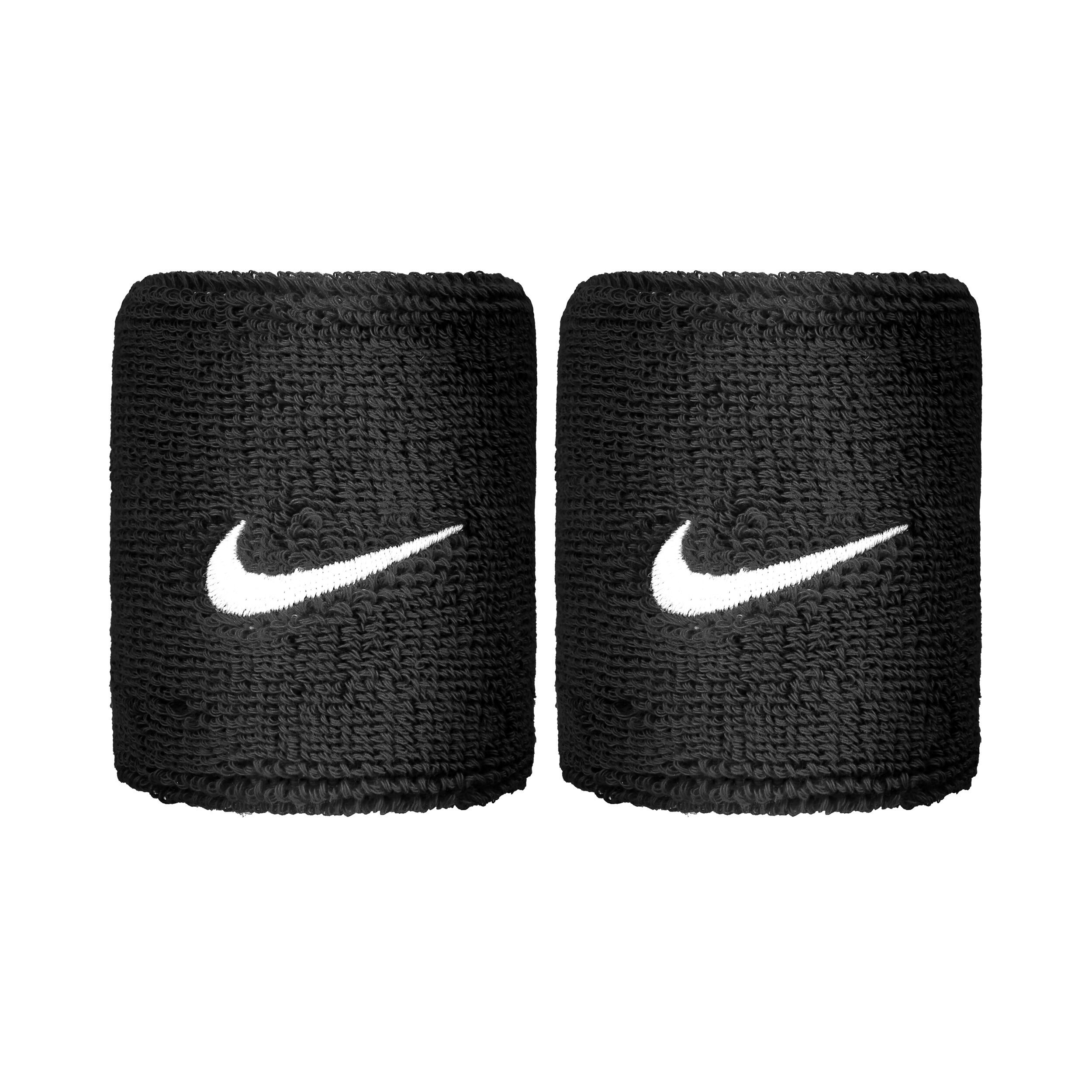 Swoosh Schweißband 2er Pack - Schwarz, Weiß