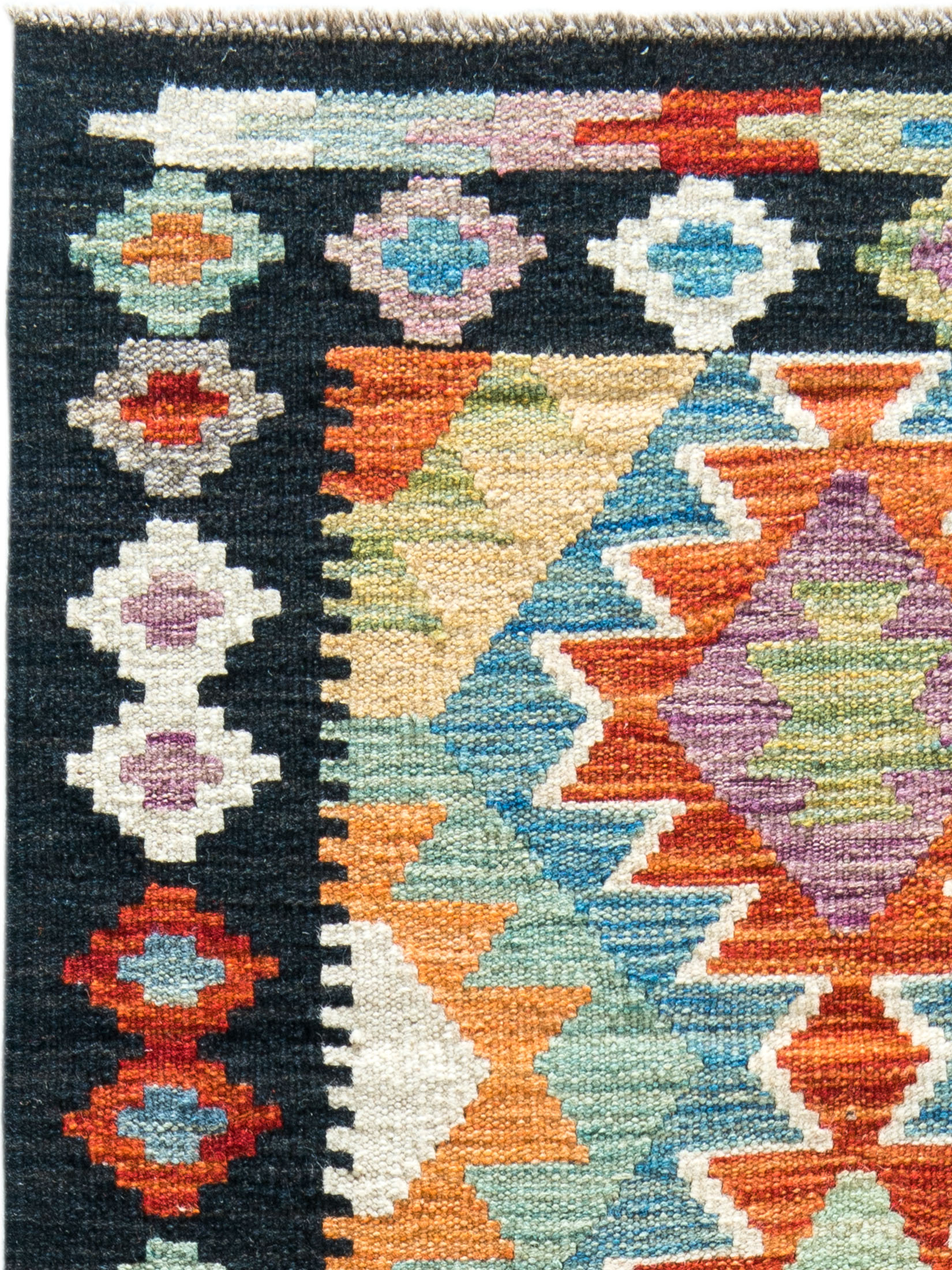 Afghan Kelim ca. 74 x 200 cm, Unikat / Einzelstück