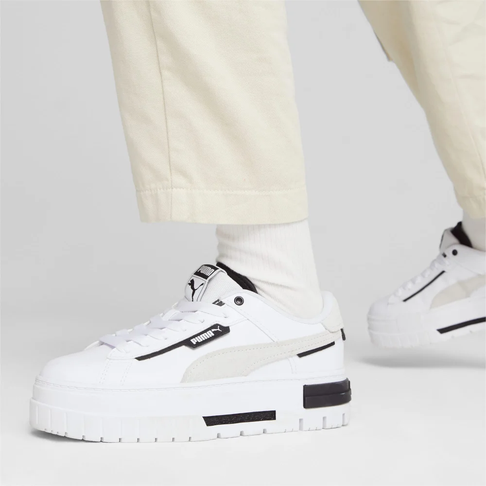 PUMA Mayze Crashed Black 392495-02 / weiss