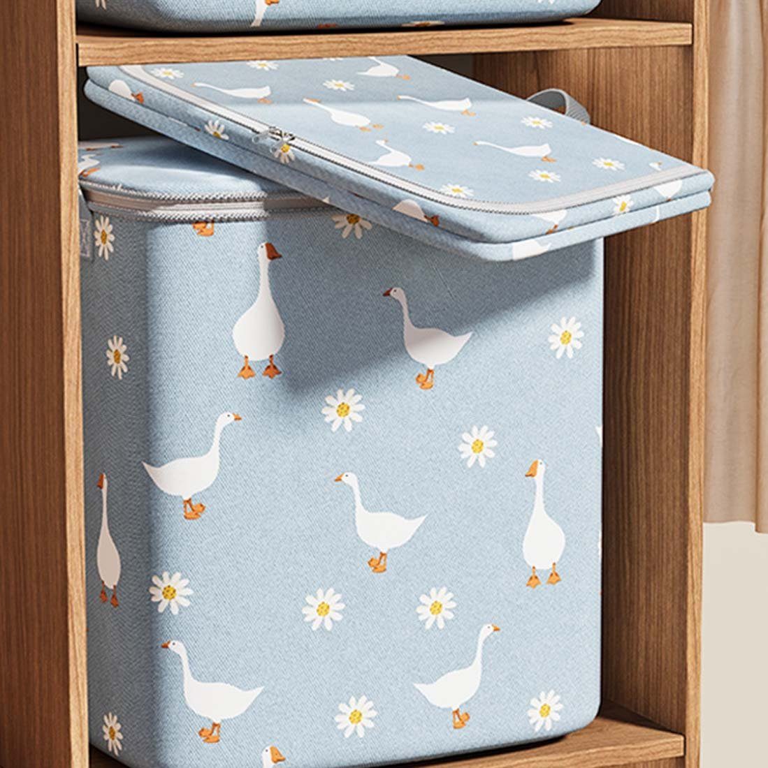 FIDDY Aufbewahrungstasche Aufbewahrungstaschen für Haushaltskleidung und Steppdecken (Aufbewahrungsboxen für Steppdecken mit großem Fassungsvermögen, Gepäcktaschen aus Vliesstoff für den Kleiderschrank, 1-tlg)