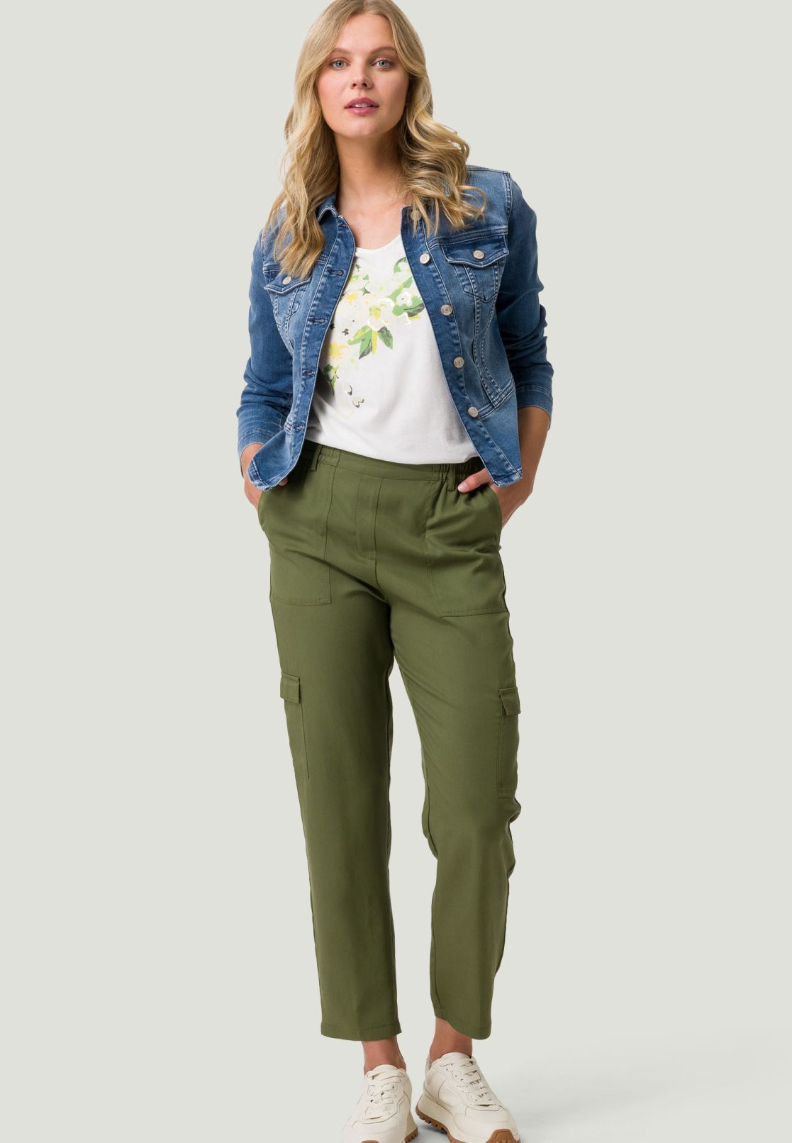 Cargohose mit Gummizug 28 Inch