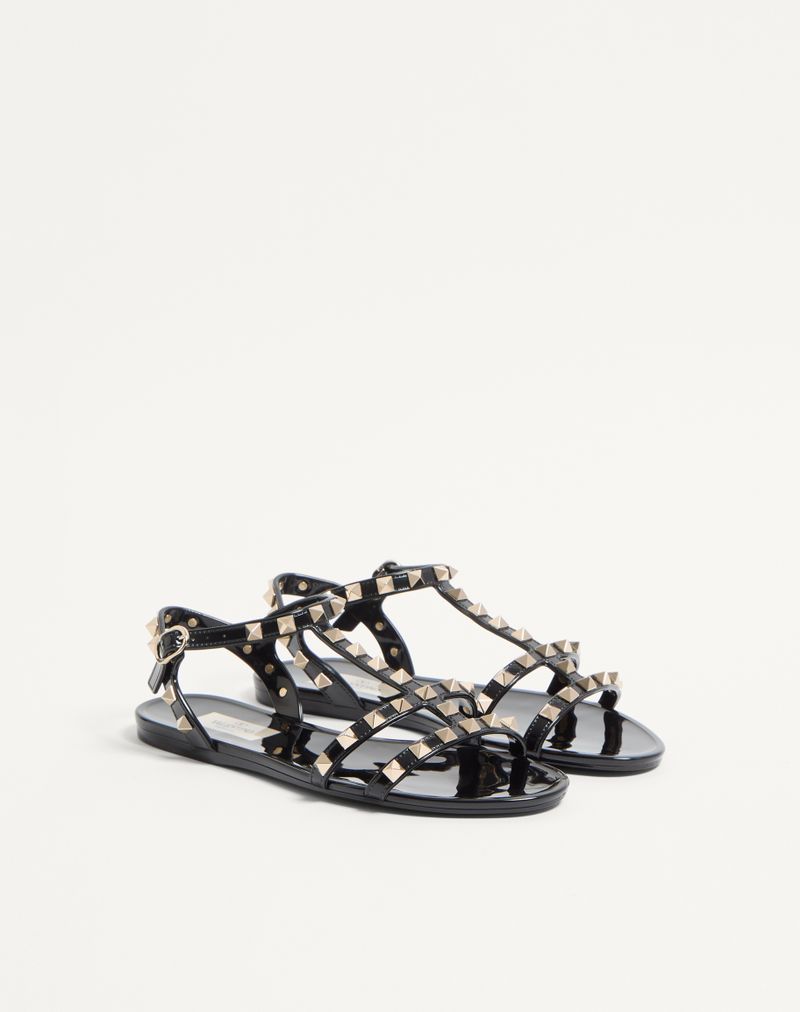 Sandália de borracha Rockstud Low