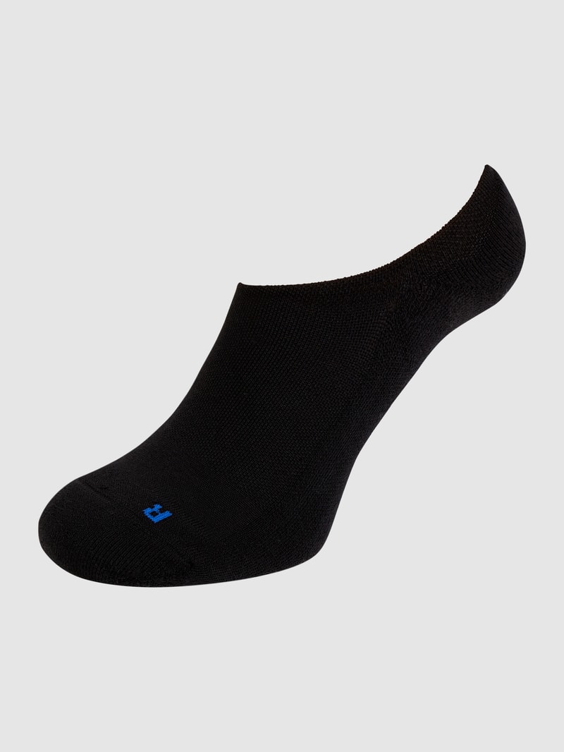 Füßlinge mit Stretch-Anteil Modell 'Invisible Keep Warm' in schwarz