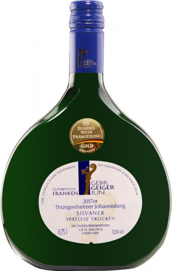 2018 Silvaner Spätlese Thüngersheimer Johannisberg trocken - Weingut Gebr. Geiger jun.