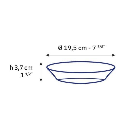 Miska morska DURALEX Lys – średnica 19,5 cm