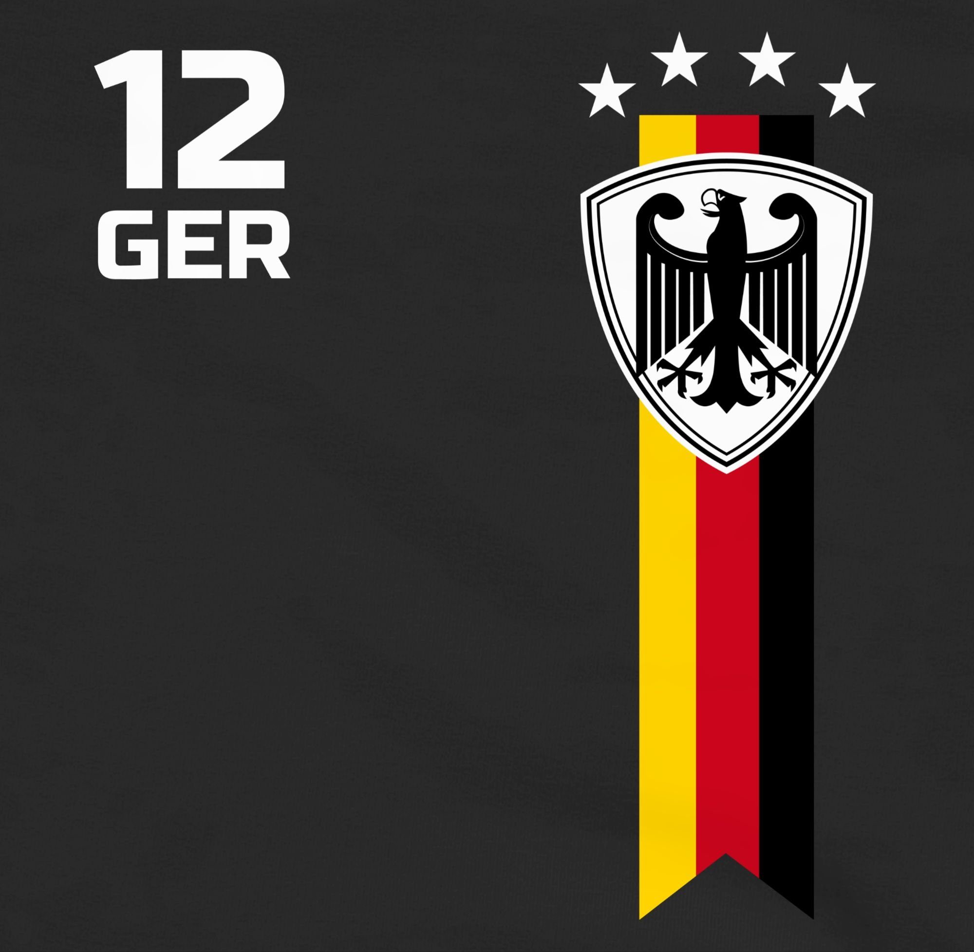 Shirtracer Hoodie WM Fan Deutschland Fussball EM 2024 Kinder