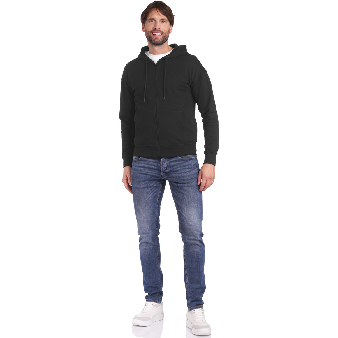 Herren Sweatjacke mit Kapuze