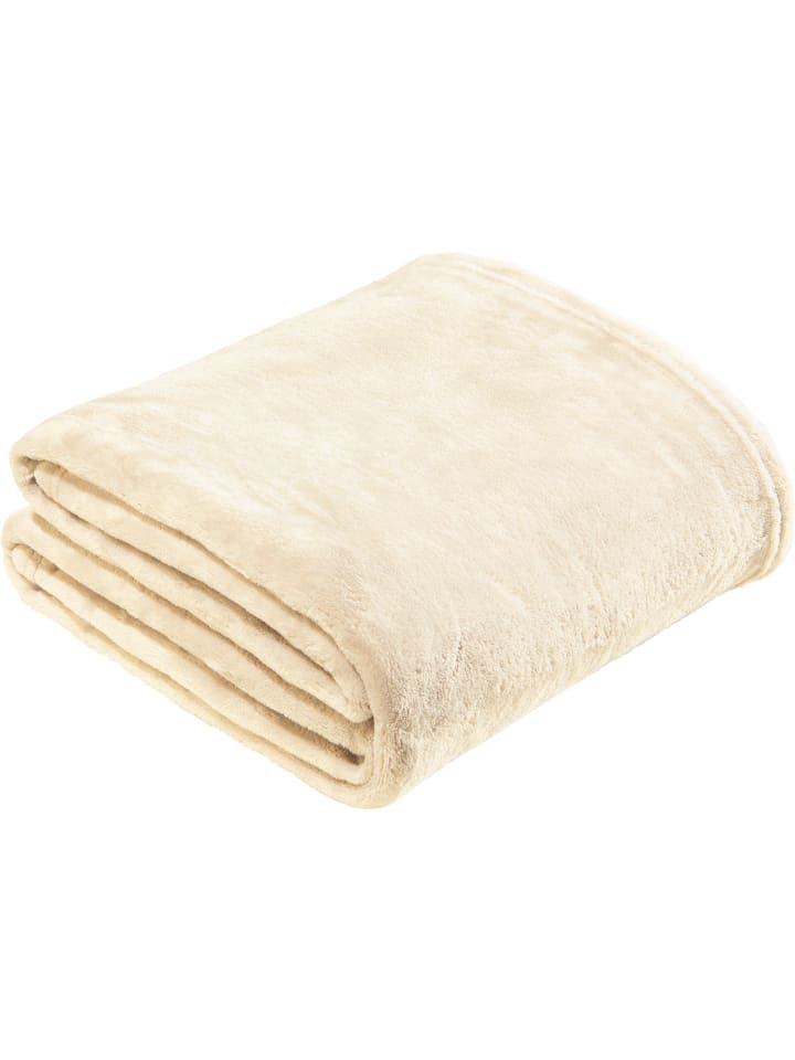 REDBEST Fleece, Microfaser Wohndecke Amarillo in natur günstig kaufen
