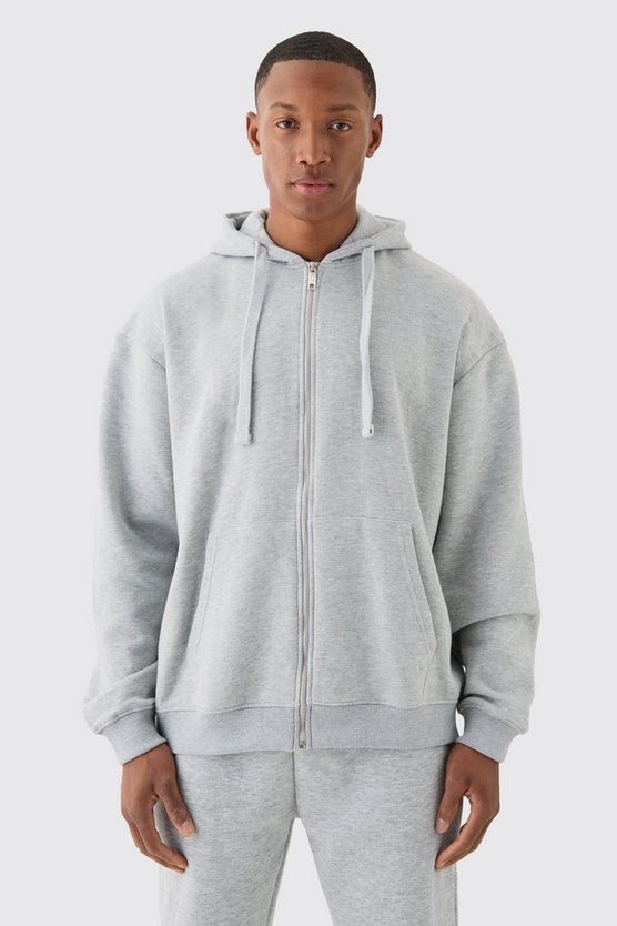 Oversize Hoodie mit Reißverschluss
