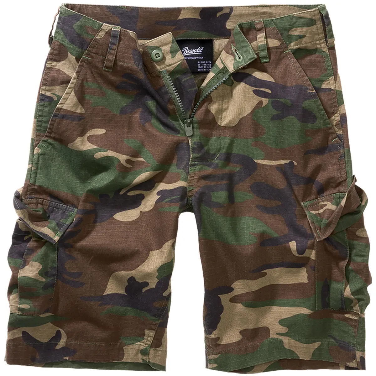 Kids BDU Ripstop Shorts woodland