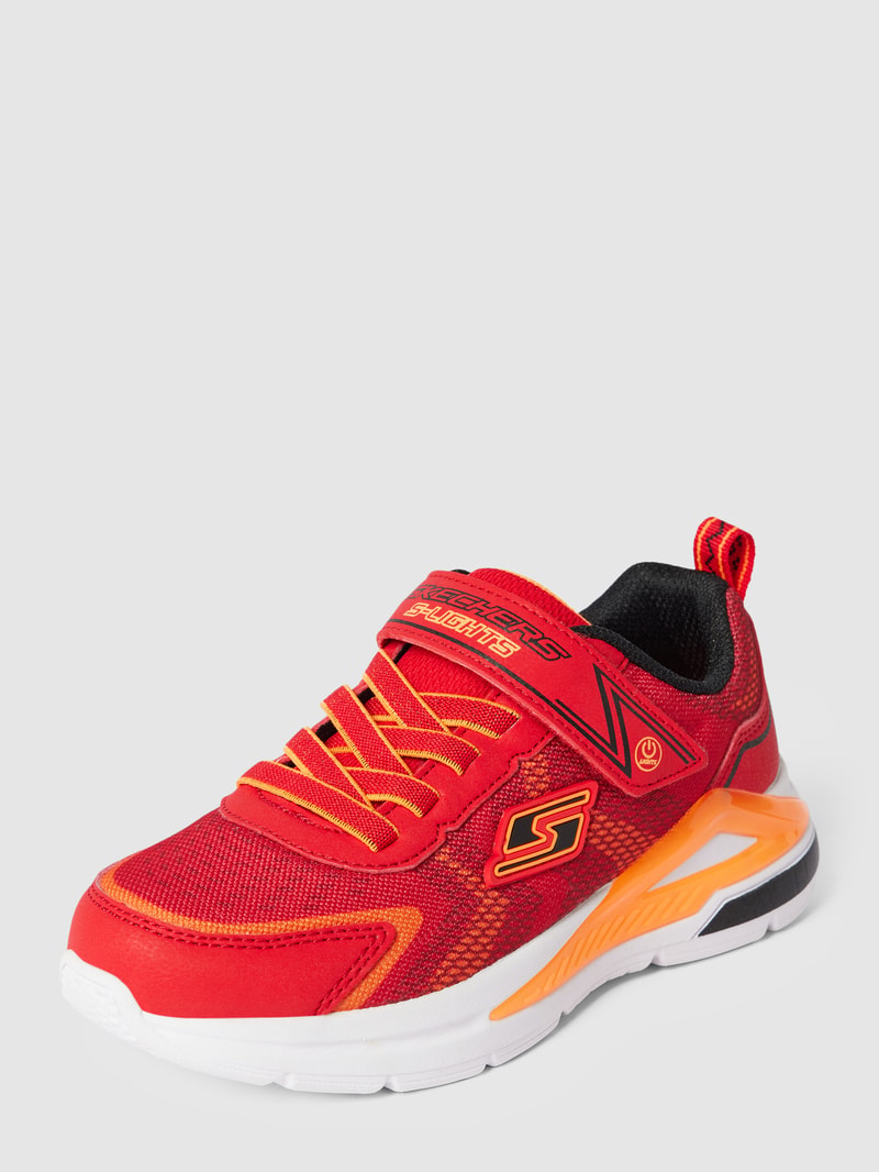 Sneaker mit Leuchtfunktion in rot