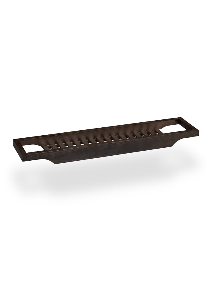 relaxdays Badewannenablage Bambus dunkelbraun günstig kaufen onesize