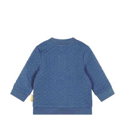 Sweatjacke, mittelblau für Mädchen