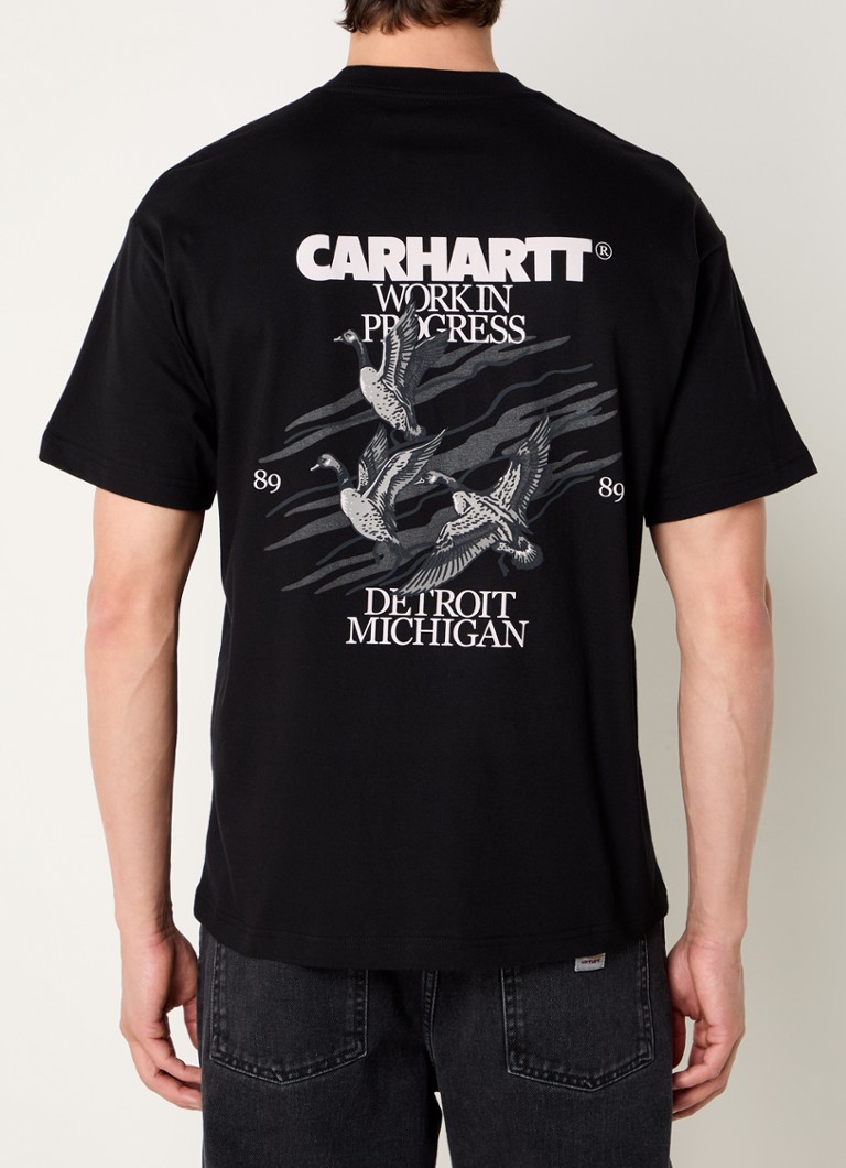 T-shirt Carhartt WIP Ducks en coton biologique avec logo et imprimé au dos