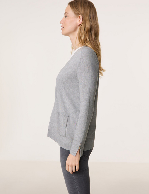 Offener Cardigan aus Feinstrick