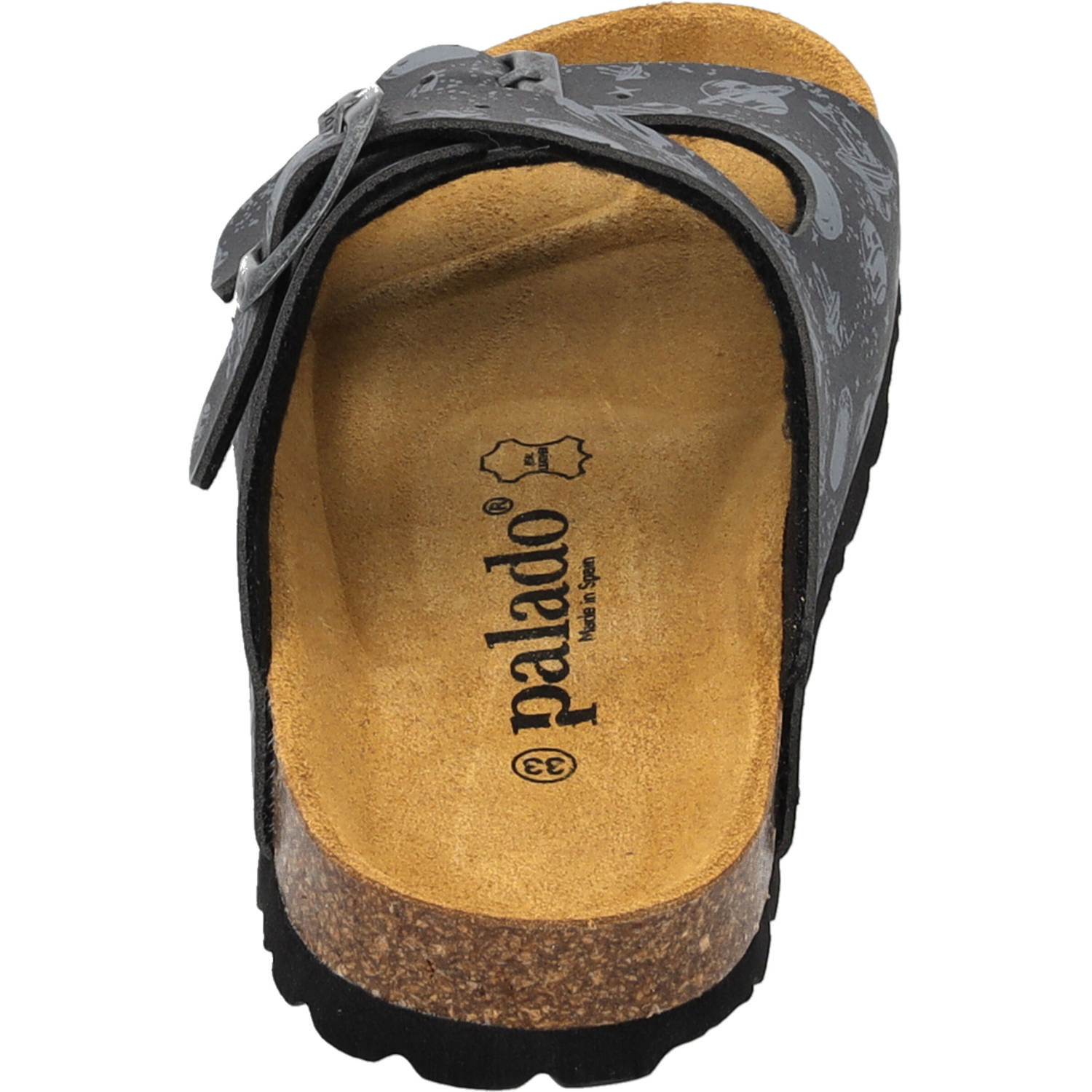 Palado Kids Korfu B Print, Pantoletten, Kinder, Dunkelgrau Planets
