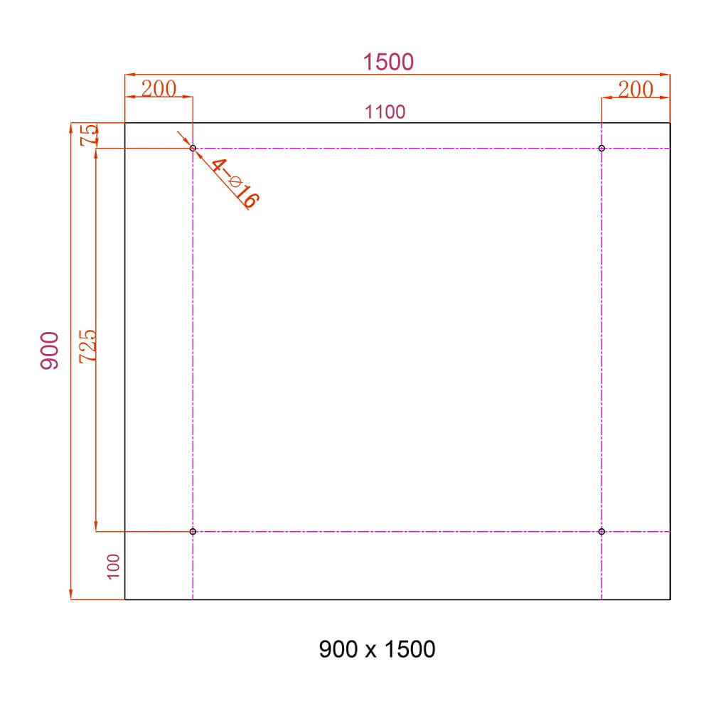 Home Deluxe Glasvordach RENMA 150x90cm - V1