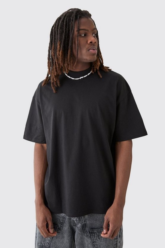 Oversize Worldwide T-Shirt mit Print