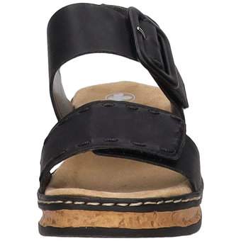Rieker Sandale in schwarz
