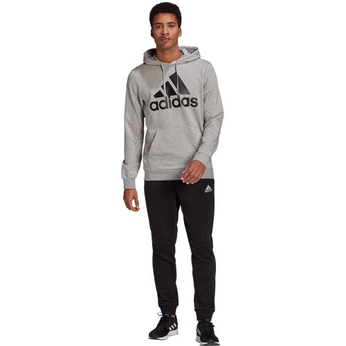 ADIDAS HERREN AEROREADY ESSENTIALS KANGAROO POCKET BIG LOGO TRAININGSANZUG