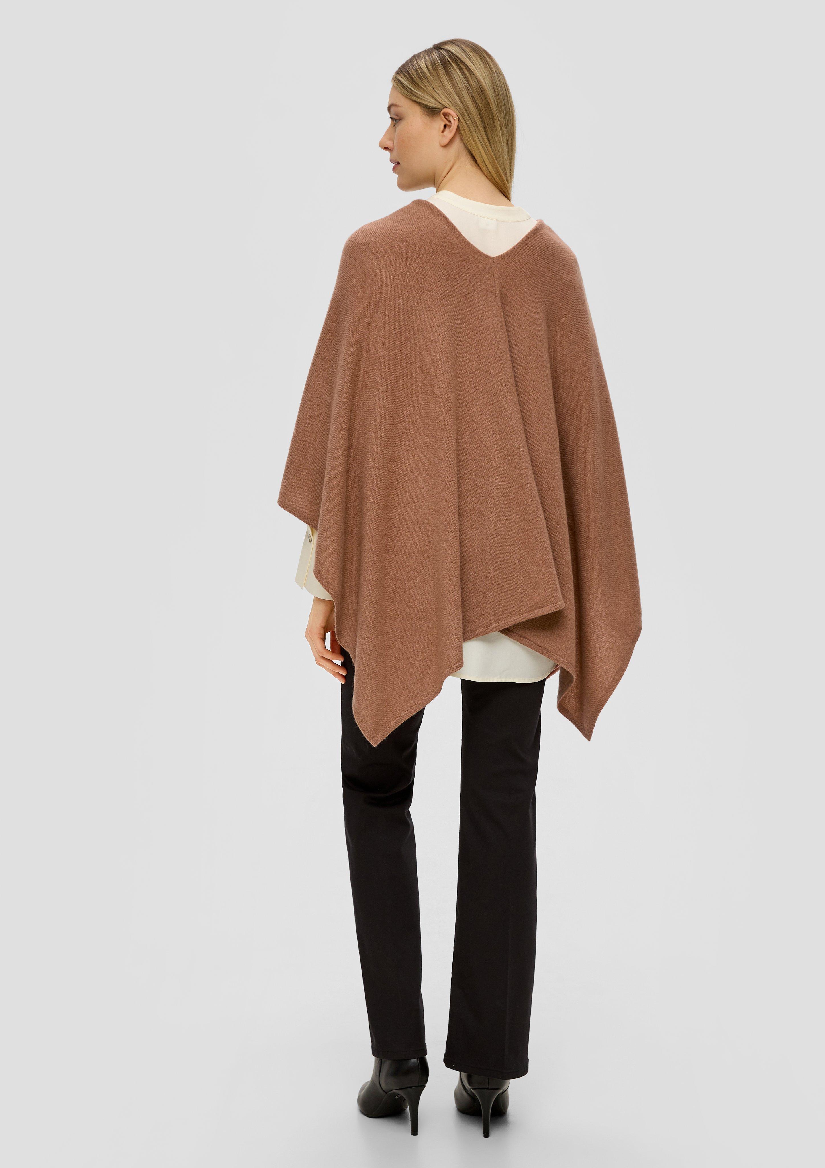 Poncho aus reinem Kaschmir  2155936-2275