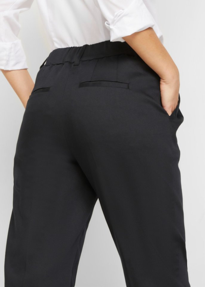 Baumwoll-Bundfaltenhose
