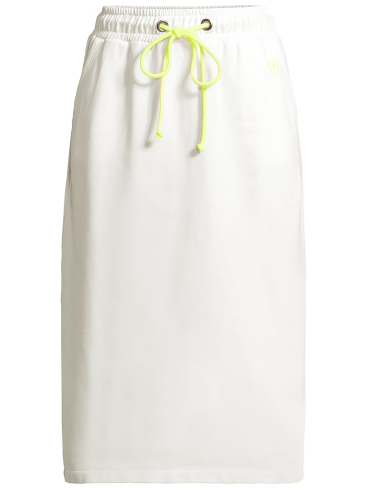 Salzhaut Knielanger Rock (Midi) LUMPSACK in Offwhite günstig kaufen