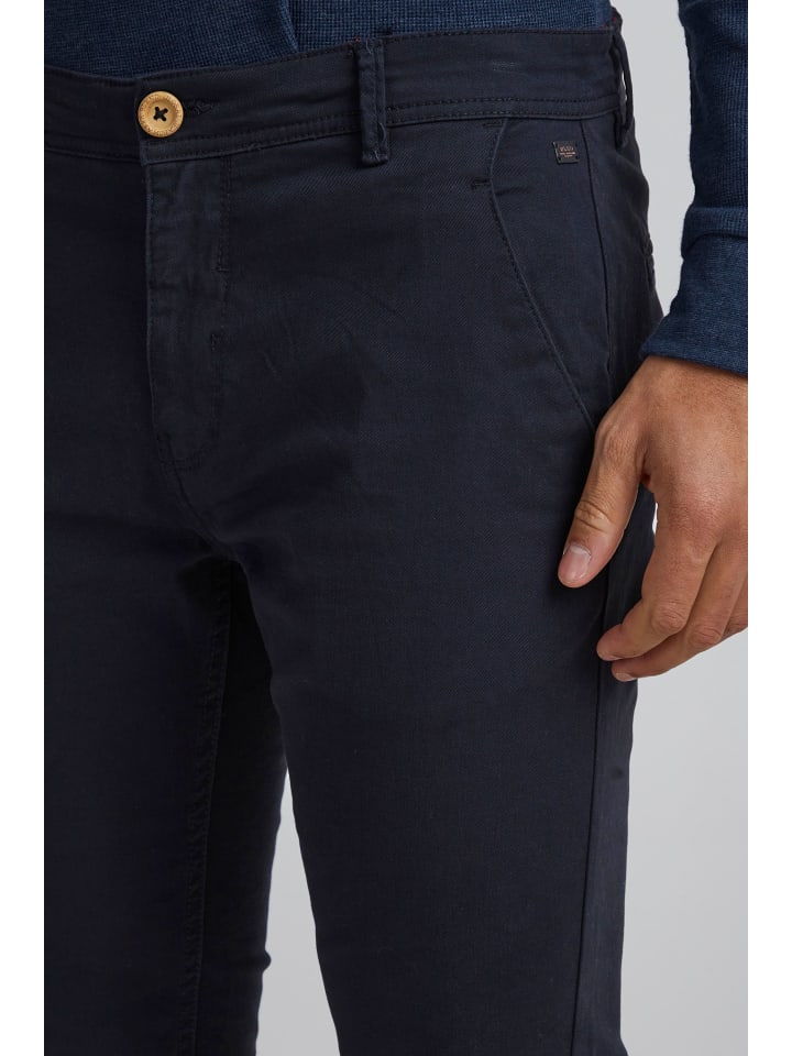 BLEND Chinohose BHNATAN pants - 20703472  Chinohose Slim Fit mit Gürtelschlaufen in Blau günstig kaufen