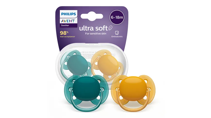 PHILIPS Avent ultra soft Schnuller SCF091/04