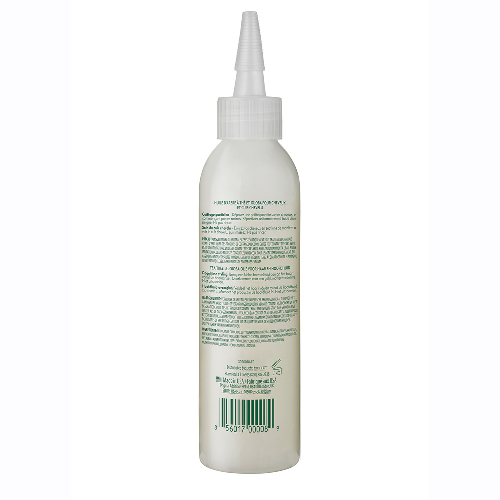 cantu Huile d'arbre à thé et jojoba pour cheveux et cuir chevelu Soin capillaire