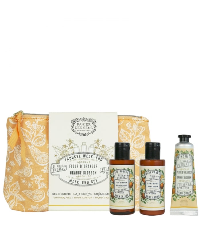 PANIER DES SENS-TROUSSE WEEK-END-Fleur d'Oranger