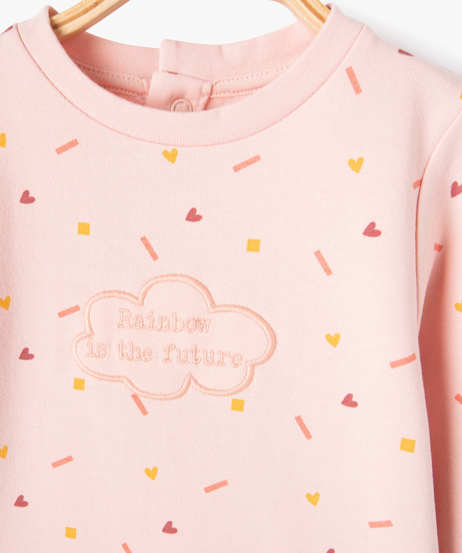 Pyjama 2 pièces en molleton doux et imprimé bébé fille multicolore | GEMO