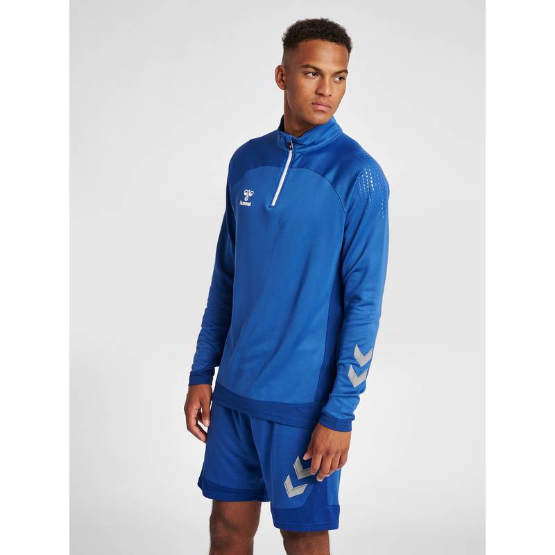 hummel hmlLEAD HALF ZIP Sweatshirt Herren