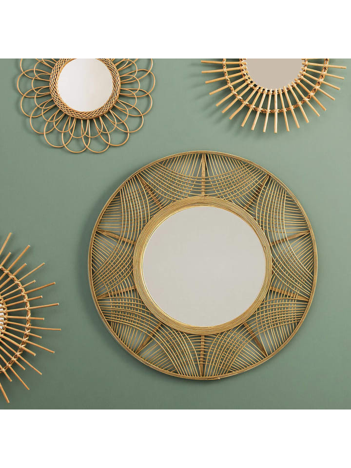 Atmosphera Créateur d'intérieur Boho-Spiegel in beige günstig kaufen onesize