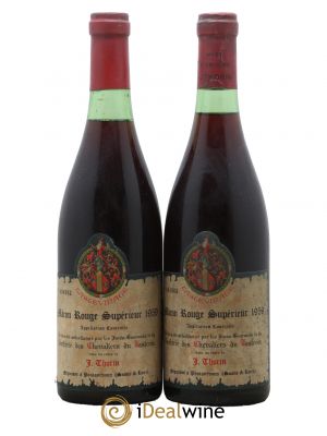 Mâcon Superieur Thorin Confrérie des Chevaliers du Tastevin 1959 - Lot de 2 Bouteilles
