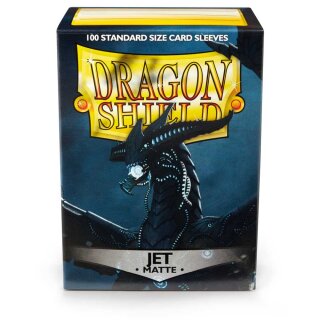 Schutzhüllen Dragon Shield Matte: Jet (100 Stück)