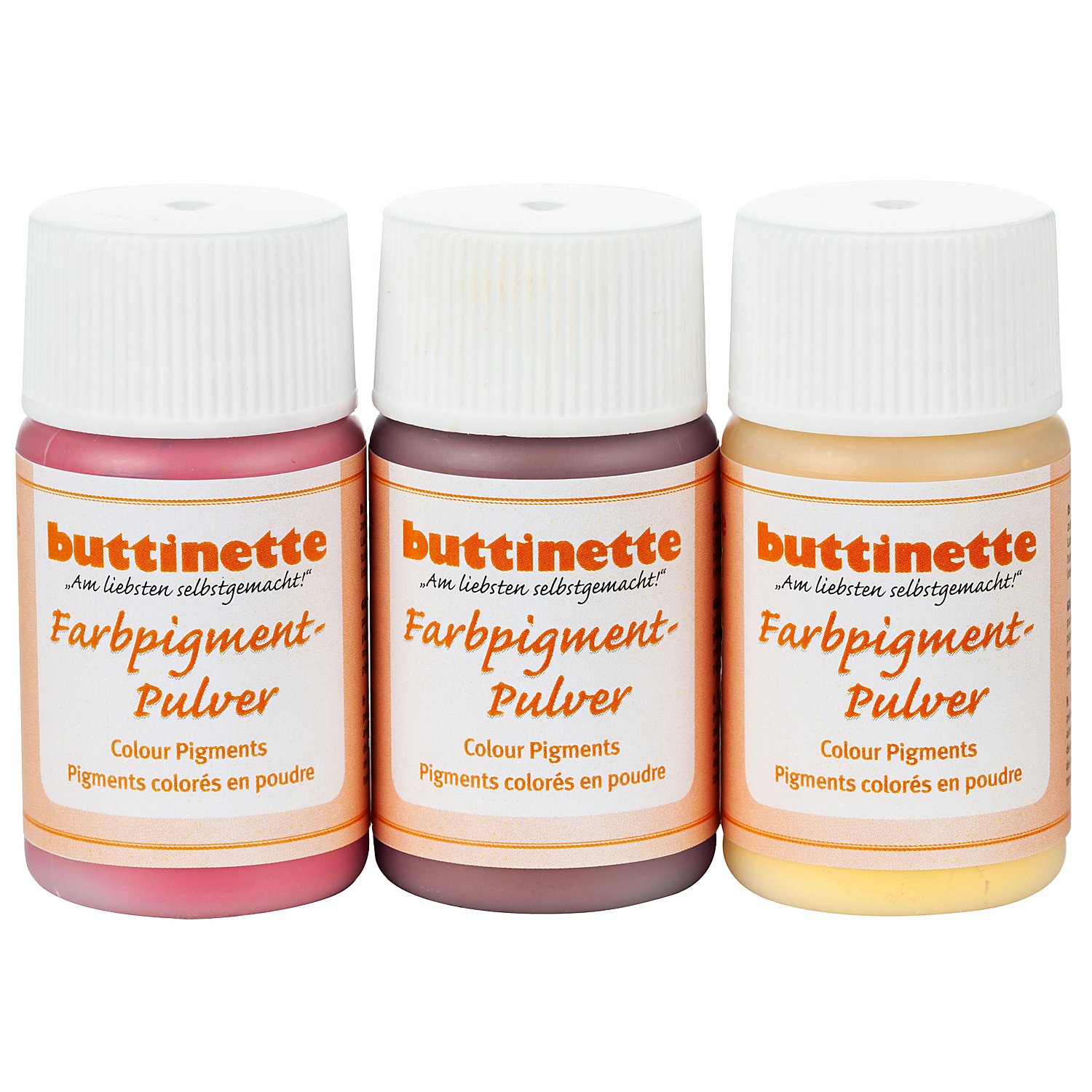 Farbpigment-Pulver, rottöne, 3x 20 ml