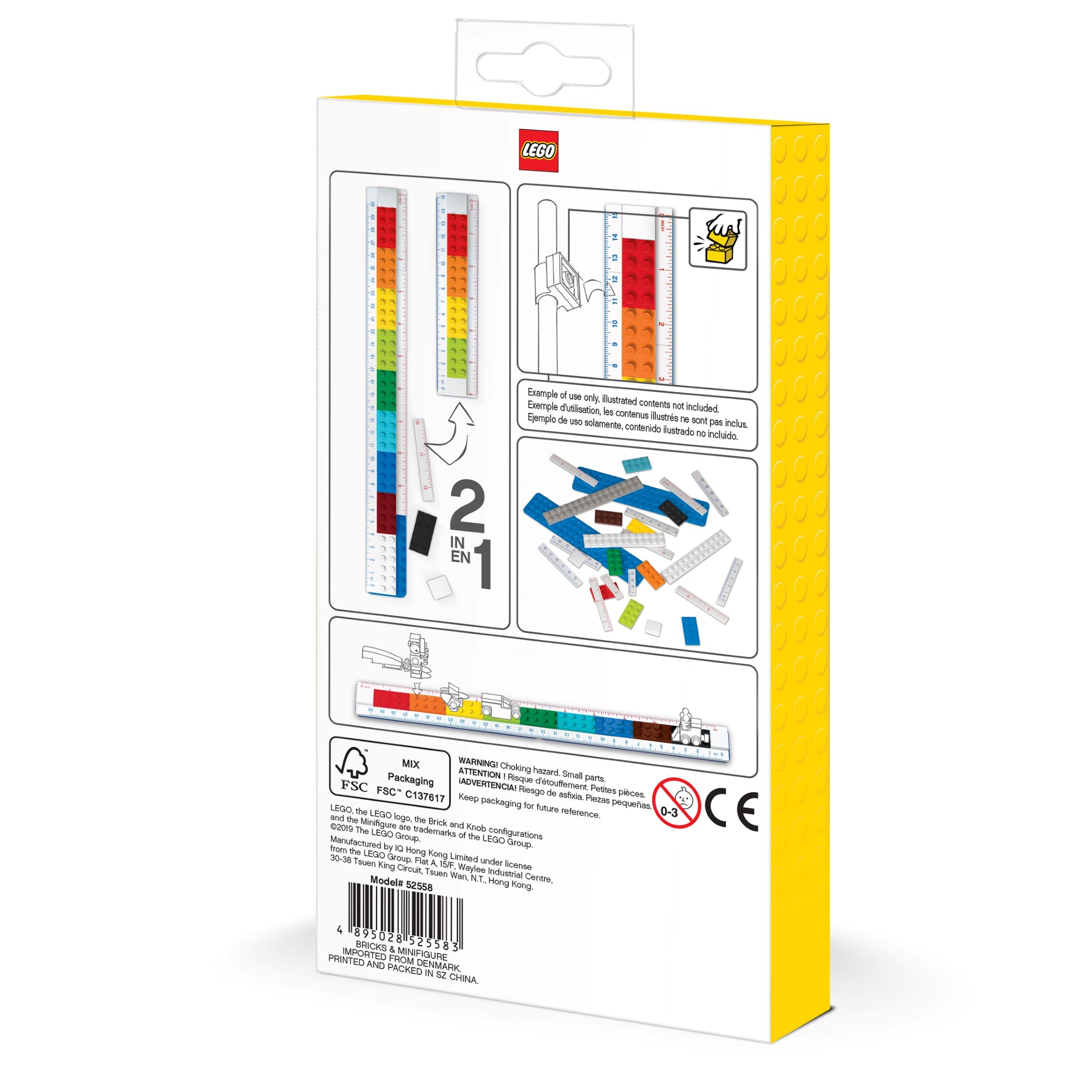 Lineal 2.0 mit variabler Länge und Minifigur 5007195